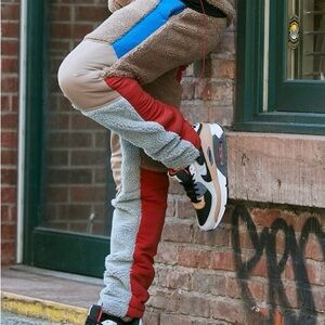 NWT!!! Mens Colorful Patchwork Joggers